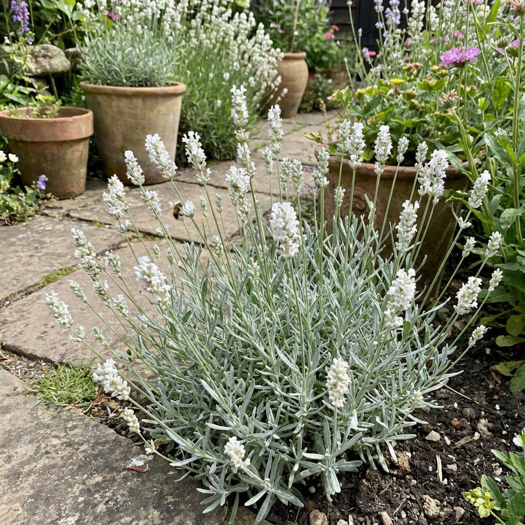 White Lavender Flowers for Elegant Gardens - Seeds for Delightful Scented Blooms