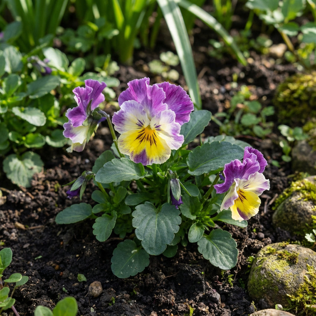 Wavy Viola Tricolor Flower Seeds: Vibrant Blossoms for a Colorful Garden Display