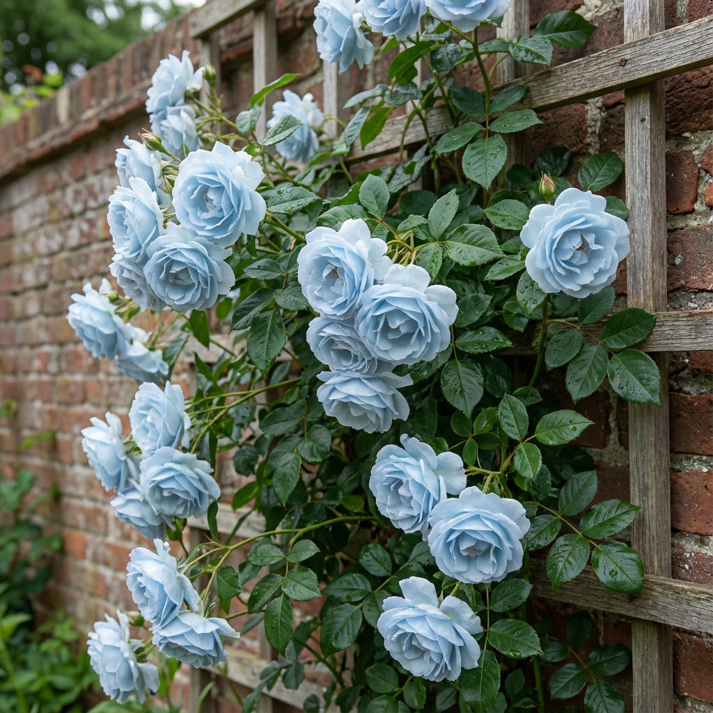 Sky Blue Climbing Roses Flower Seeds for Gardening & Planting