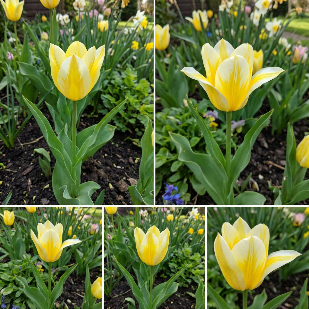Yellow White Tulip Flower Seeds for Planting