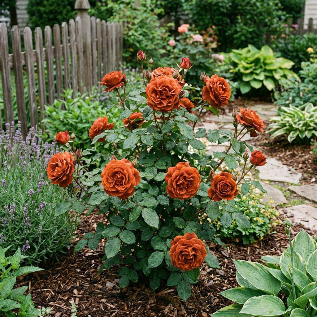 Dark Orange Rose Seeds for Planting Vibrant Garden Blooms