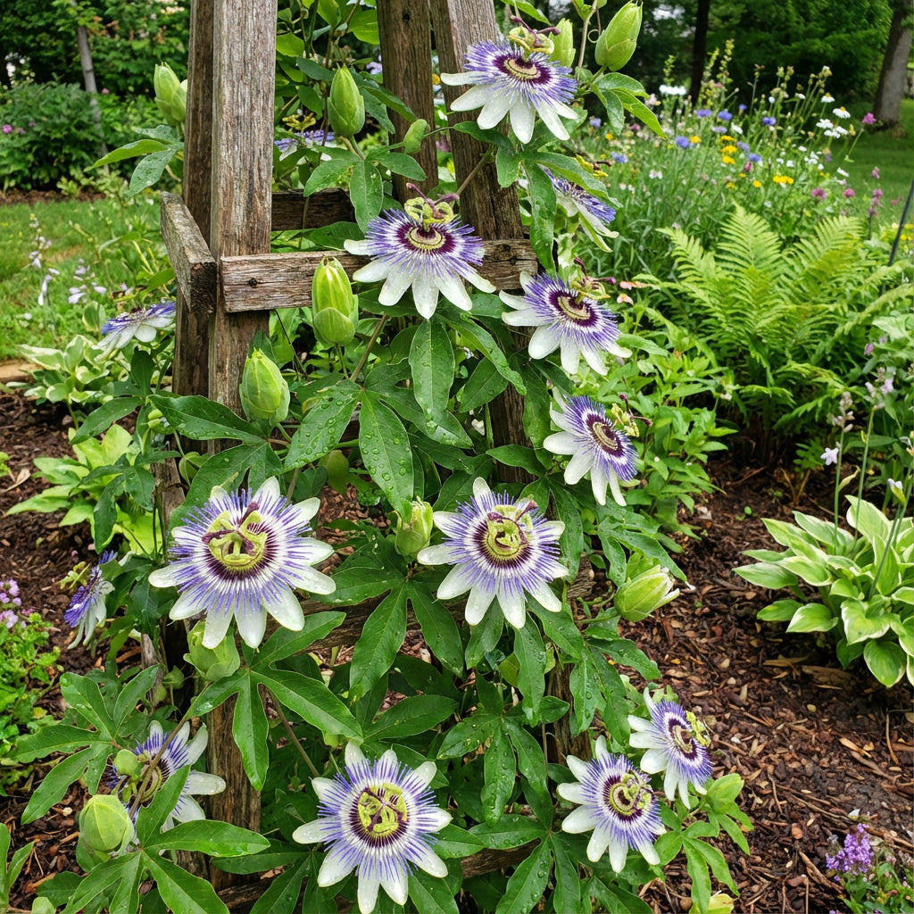 Passionsblume Incarnata Blumensamen – Pflanzen Sie blaue Passionsblumen für exotische Schönheit