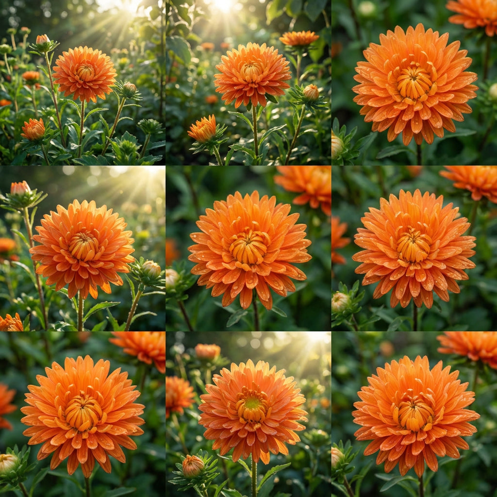 Orangene Samen der Chinasternblume für einfaches Pflanzen