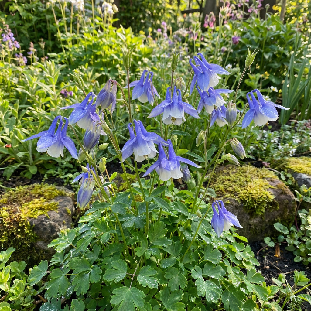 Planting Aquilegia Flower Seeds: Blue and White Varieties