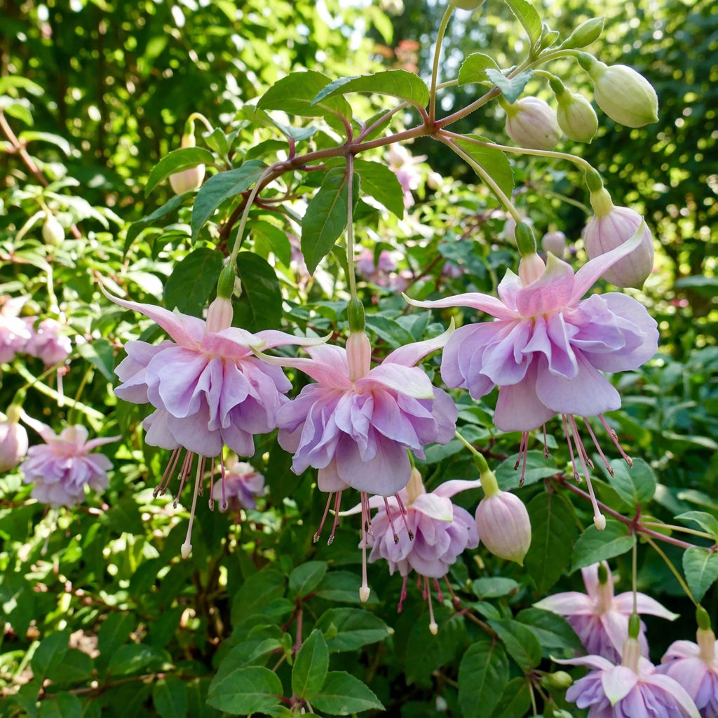 Light Violet Double Petals Fuchsia Flower Seeds for Planting