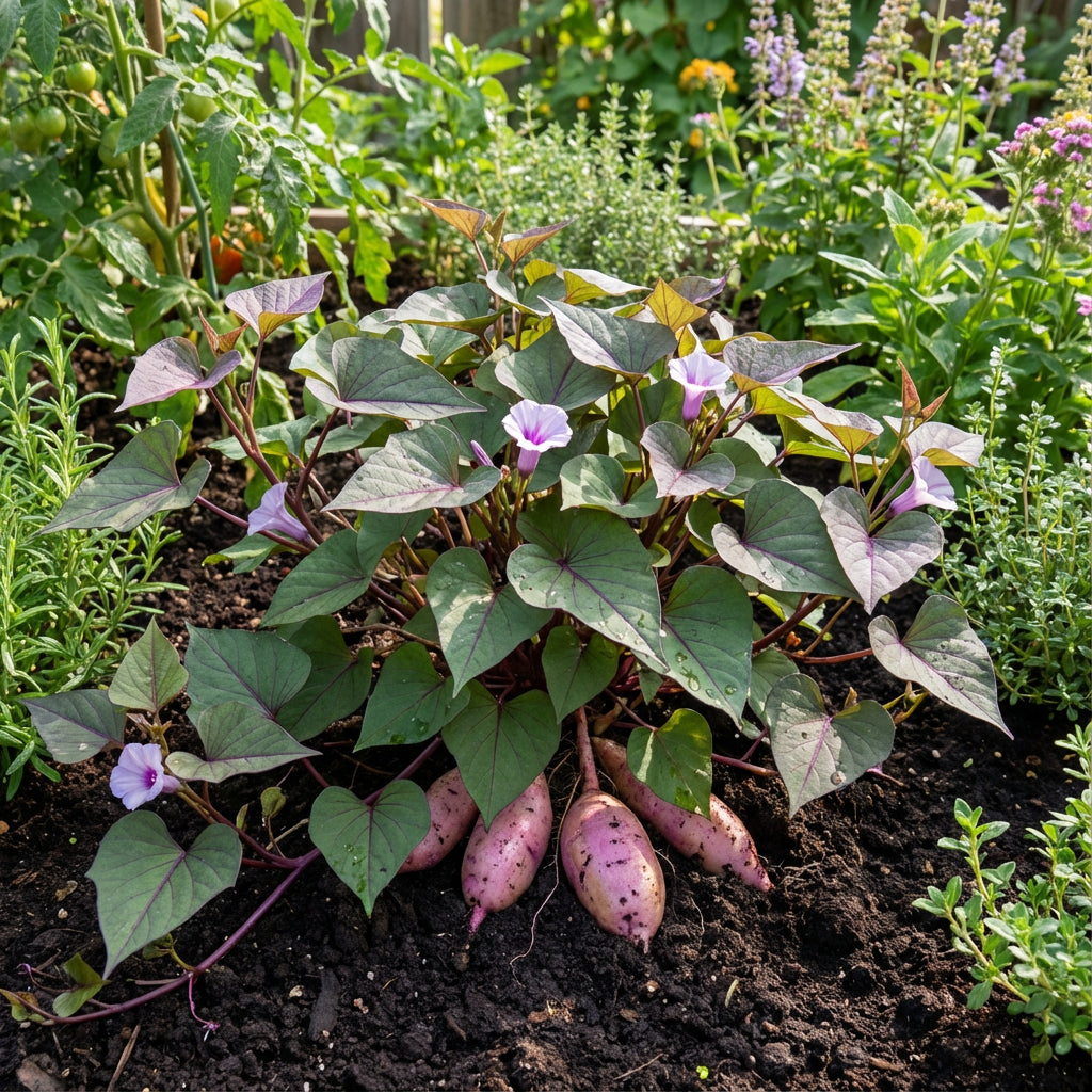 Light Violet Sweet Potato Seeds for Easy Planting