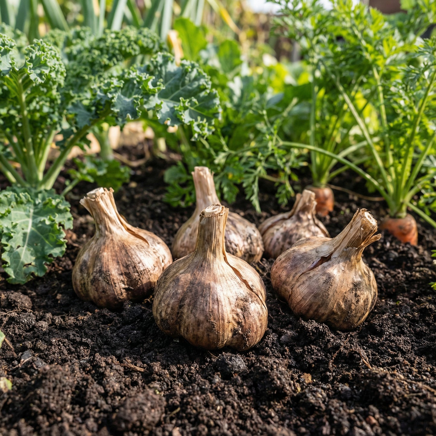 Brown Garlic Seeds for Easy Planting