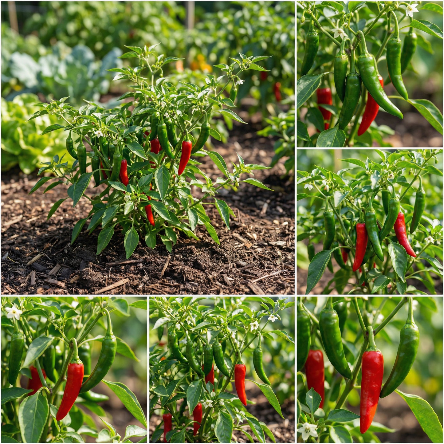 Chile Pepper Planting Seeds for Vegetable Gardens