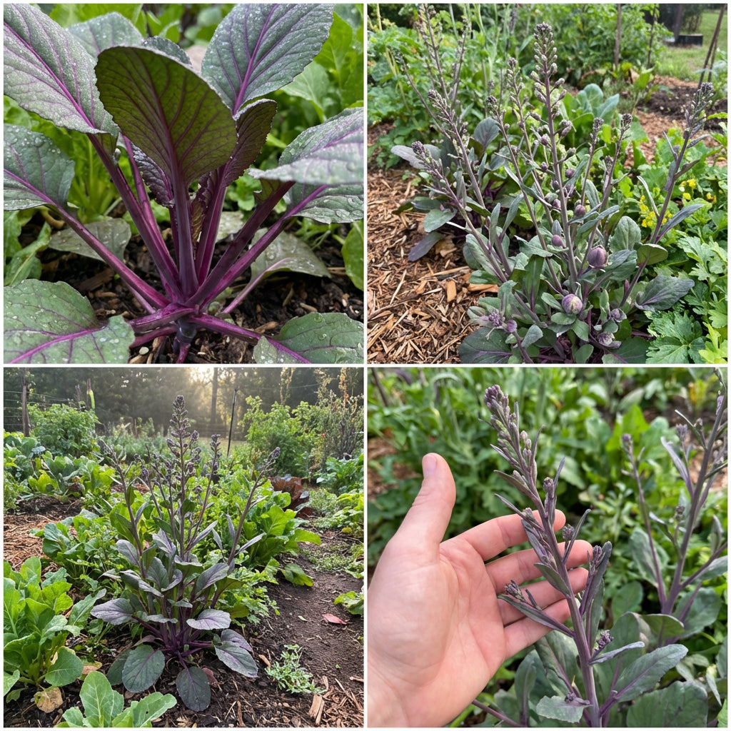 Purple Kosaitai Vegetable Seeds for Planting