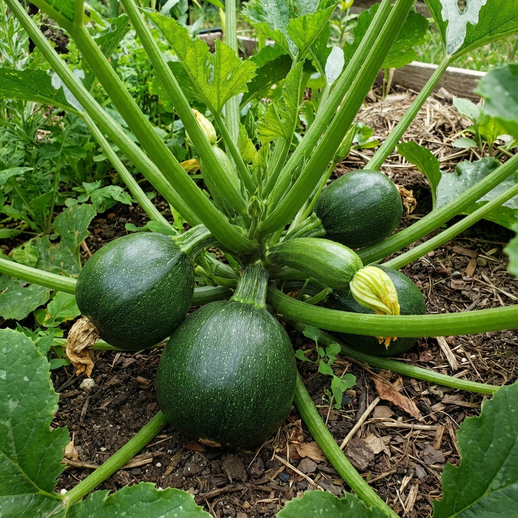 Green Ronde de Vegetable Seeds for Easy Planting