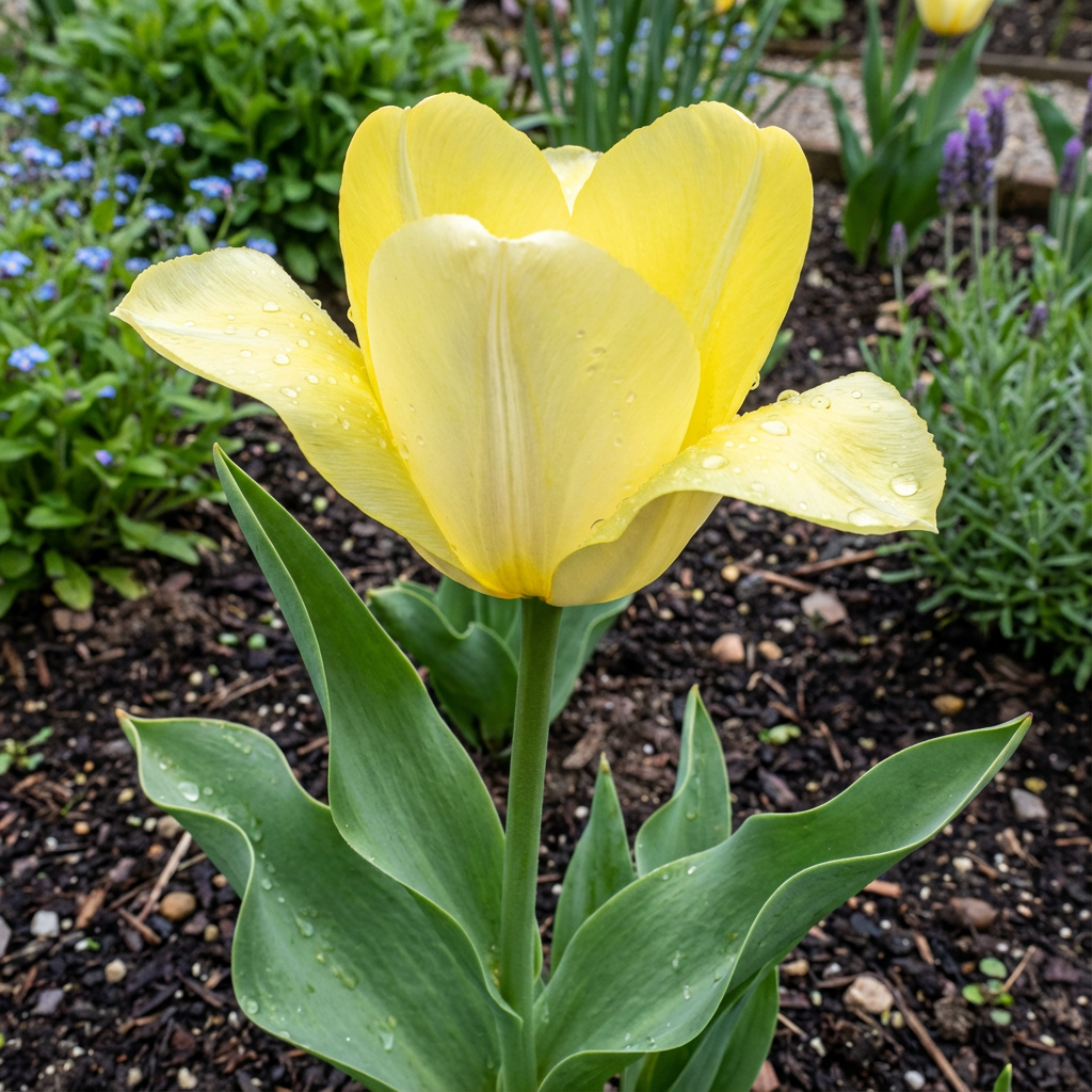 Samen für leuchtend gelbe Tulpenblumen zum Pflanzen