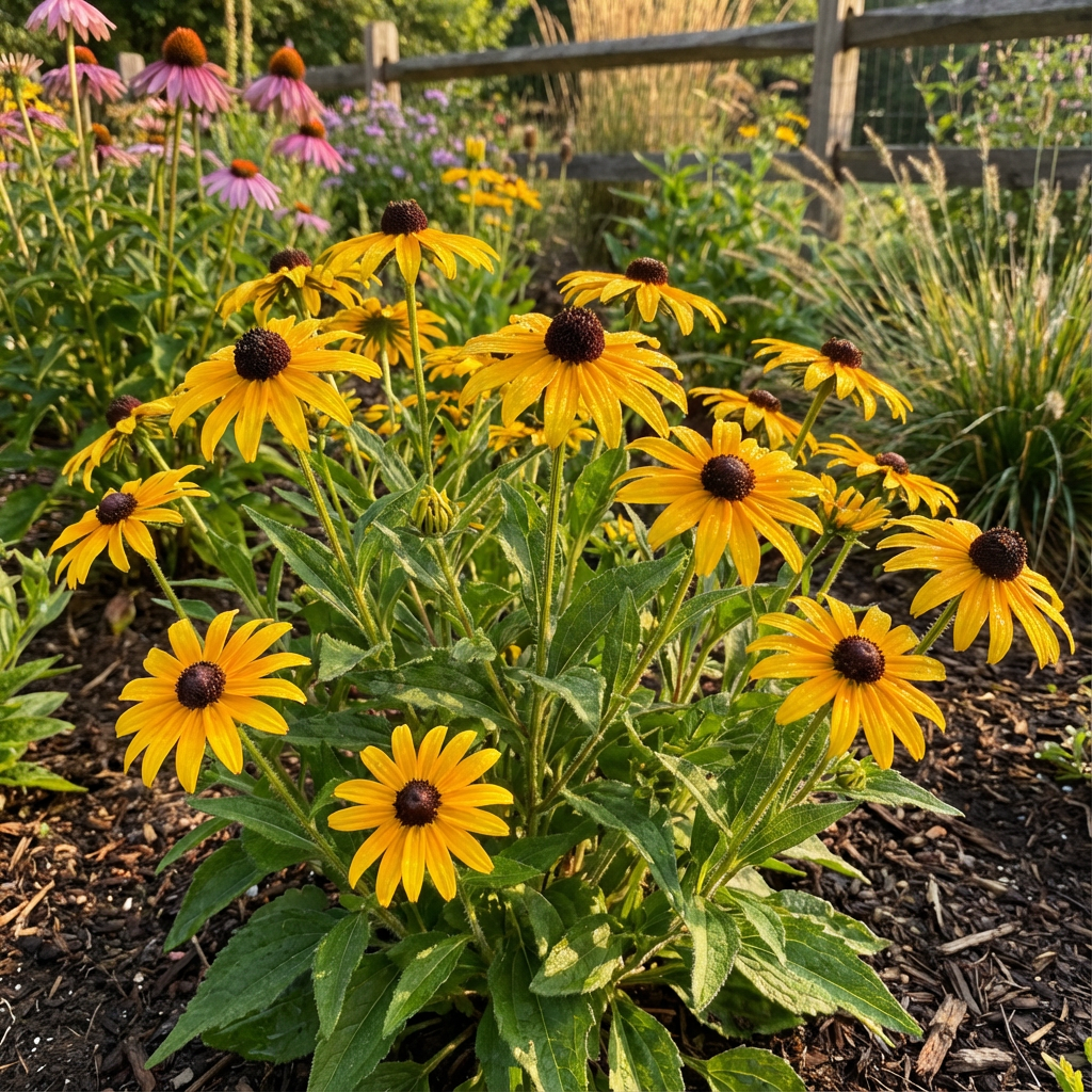Semillas de planta perenne fulgida amarilla para siembra brillante