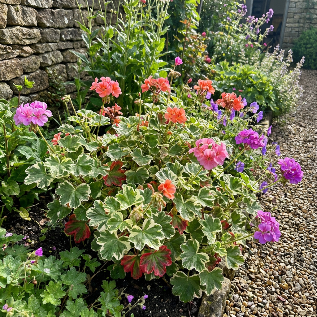 Mixed Leaf Geranium Rainbow Seeds for Planting