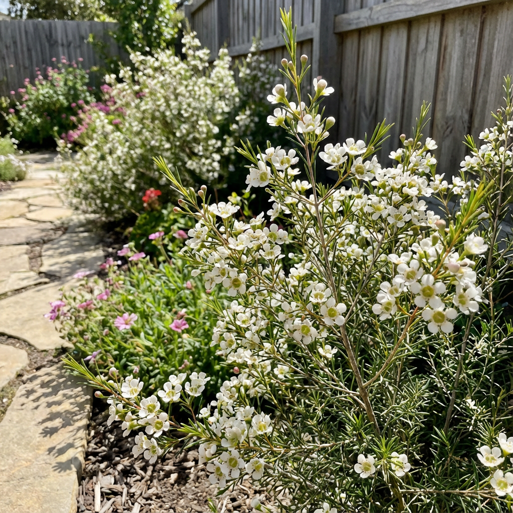 White Chamelaucium Uncinatum Flower Seeds Planting