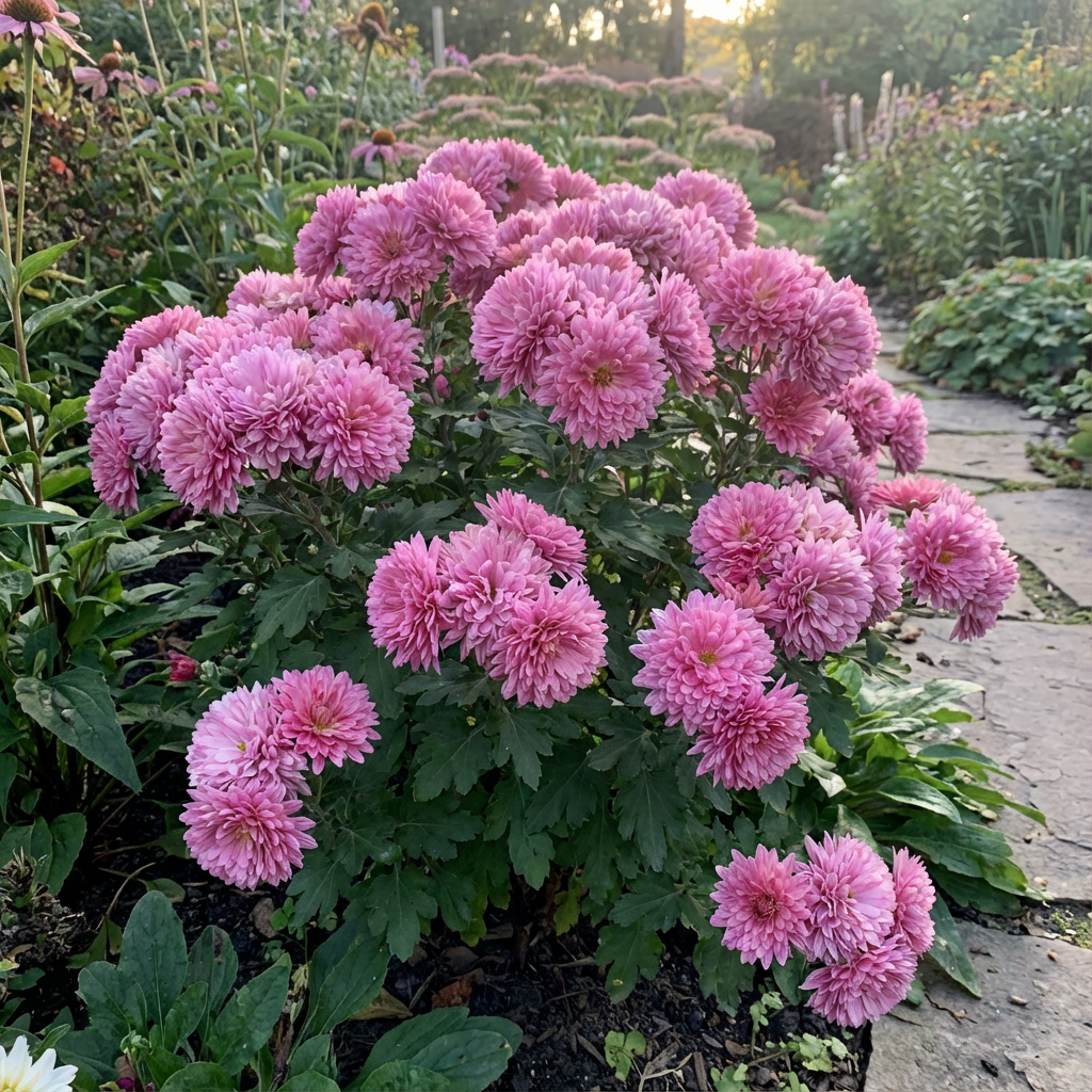 Pink Chrysanthemum Flower Seeds To your Seeding In pots