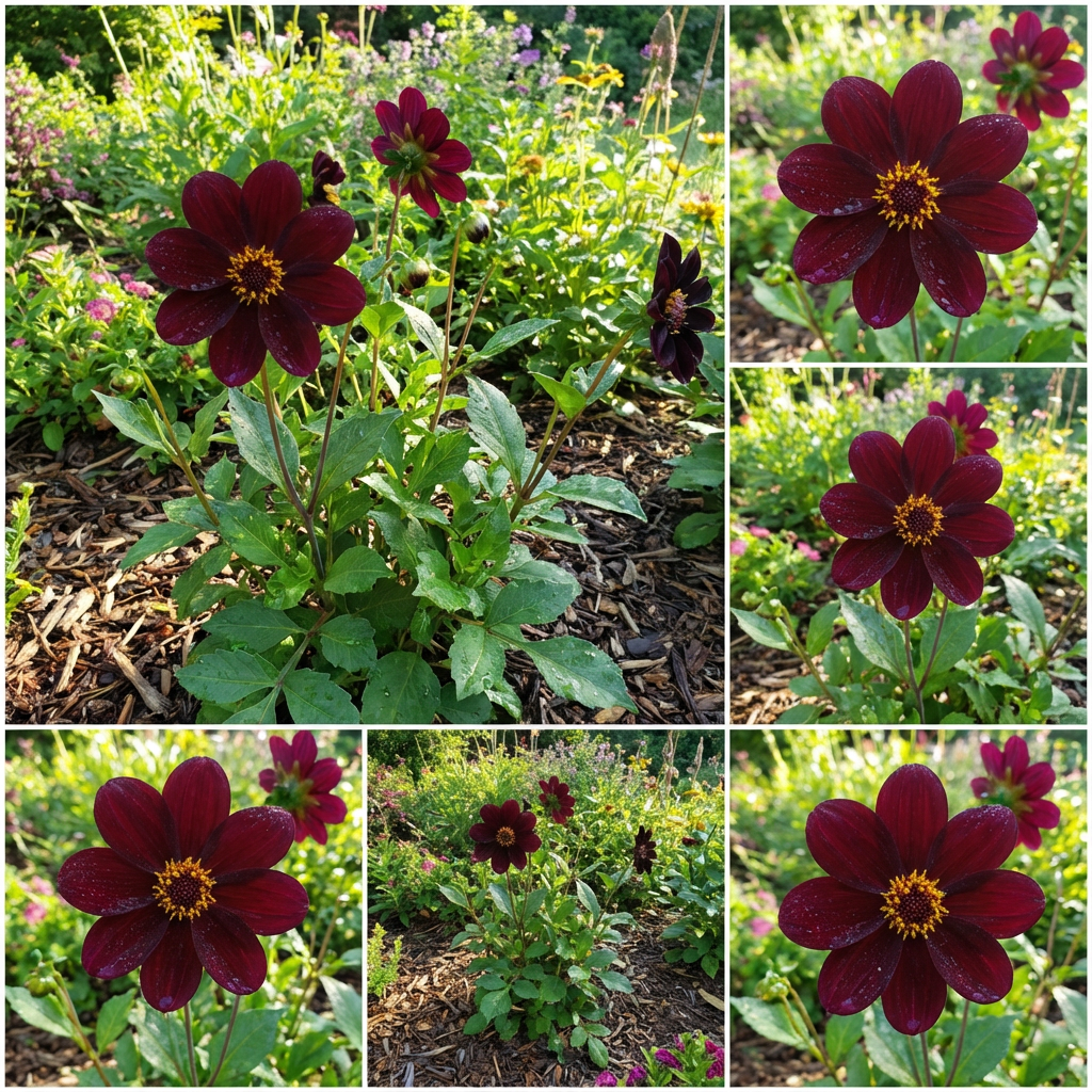 annual dahlia seeds Night Butterfly Dahlia Seeds – Unique Bi-Color Annual Flower Seeds for Planting – Pure Asia Seeds