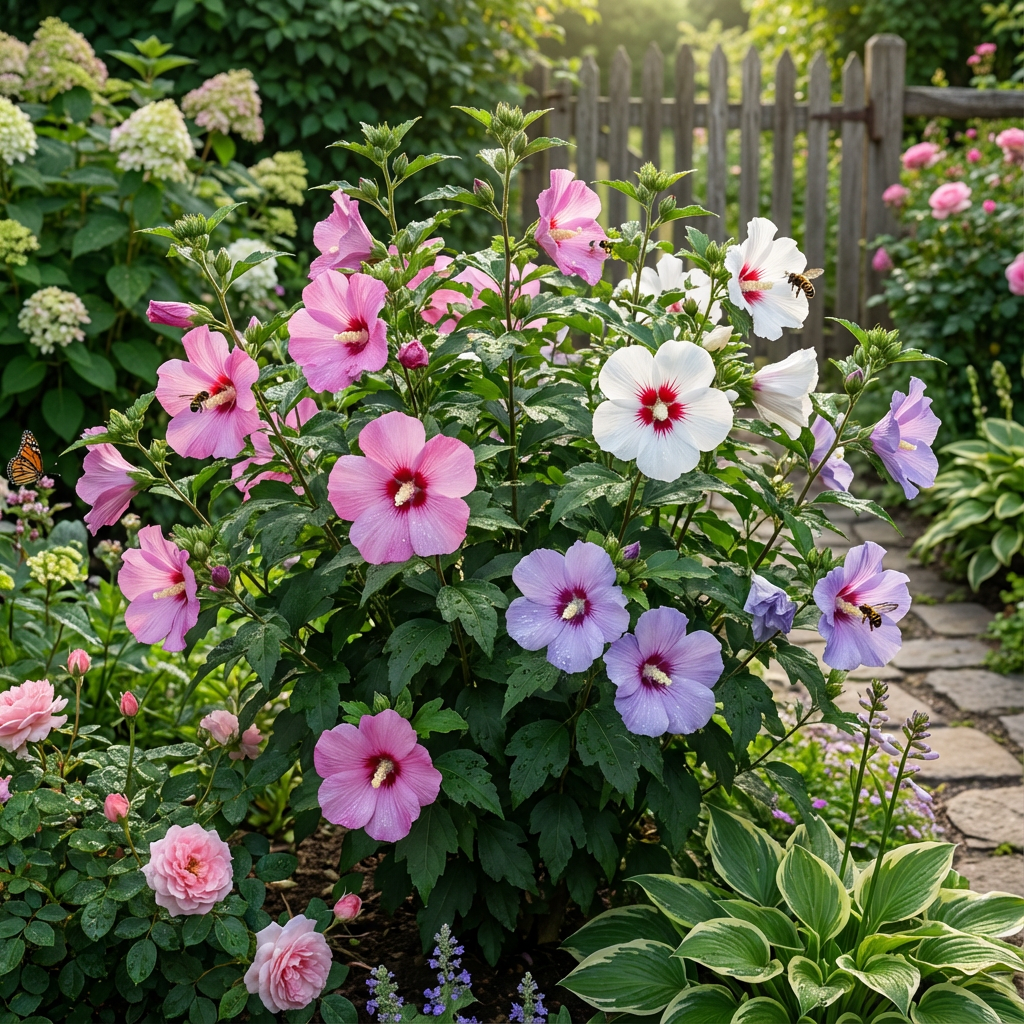 Sharon-Hibiskussamen für schöne tropische Blumenarrangements