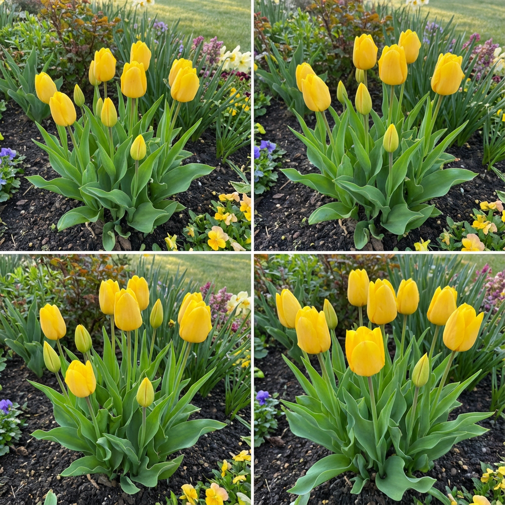 Yellow Tulip Flower Seeds Vibrant Blooms & Easy Garden Planting