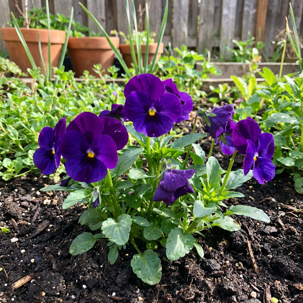 Semillas de Pensamiento Violeta para Plantar: Flores Vivas para Tu Jardín