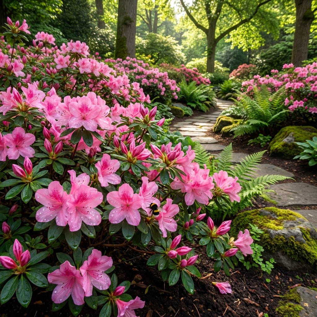 Pink Azalea Flowering Seeds for Easy Planting and Gardening