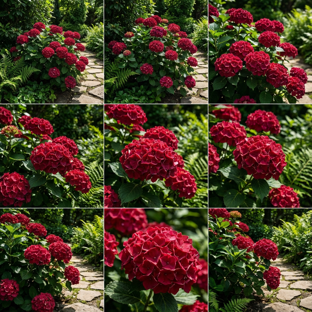 Deep Red Hydrangea Seeds for Easy Planting