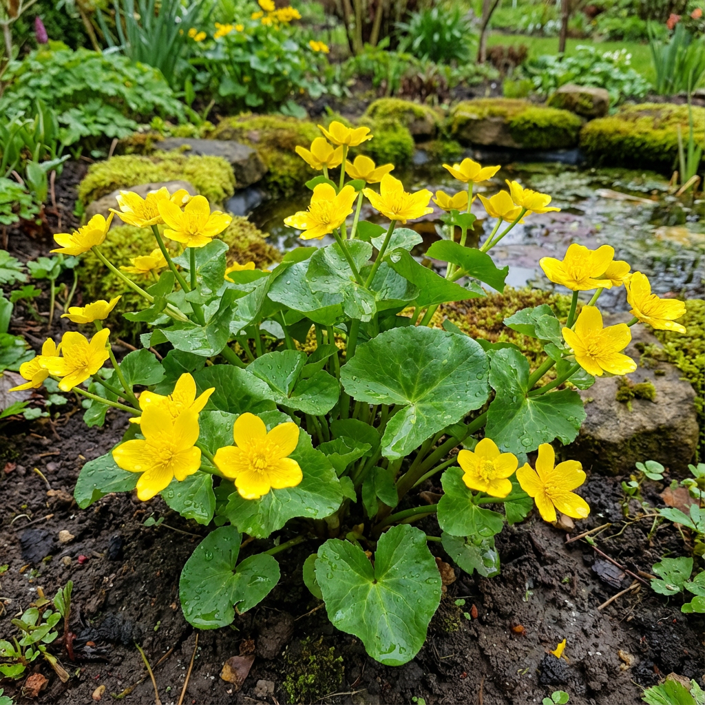 Yellow Moist Wetland Flower Seeds Planting