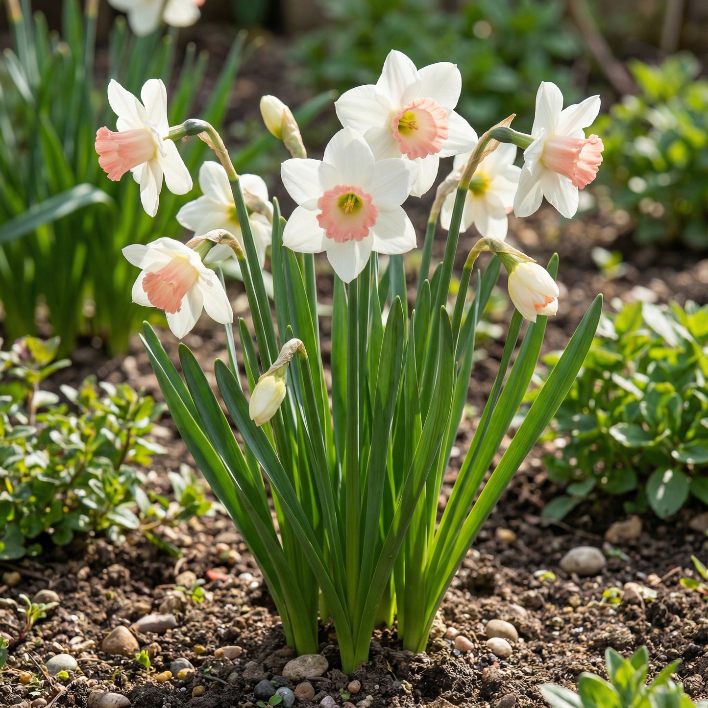 Pink White Narcissus Seeds for Planting Elegant Spring Blooms
