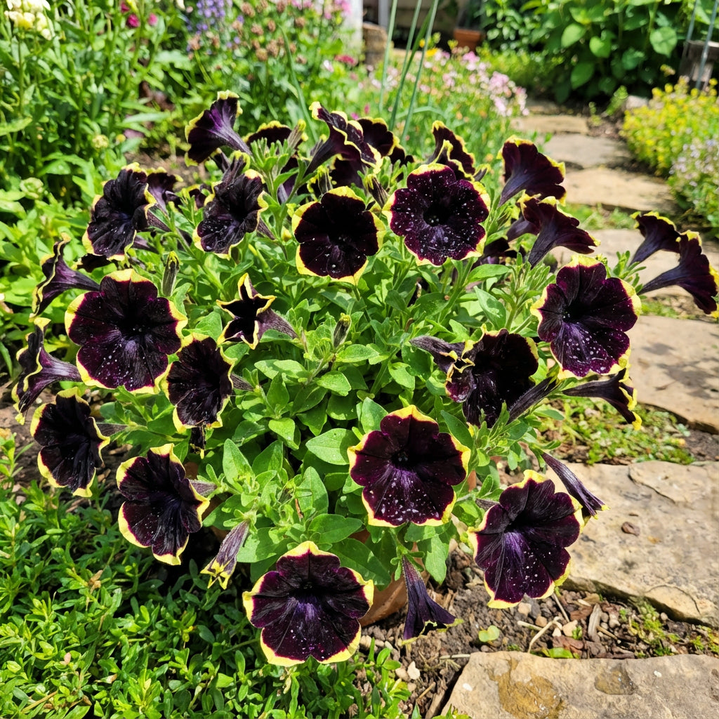 Black Yellow Petunia Seeds for Planting