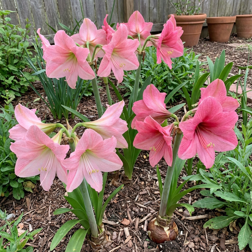Pink Amaryllis Zwiebeln Flower Seeds - Perfect for Planting in Your Garden