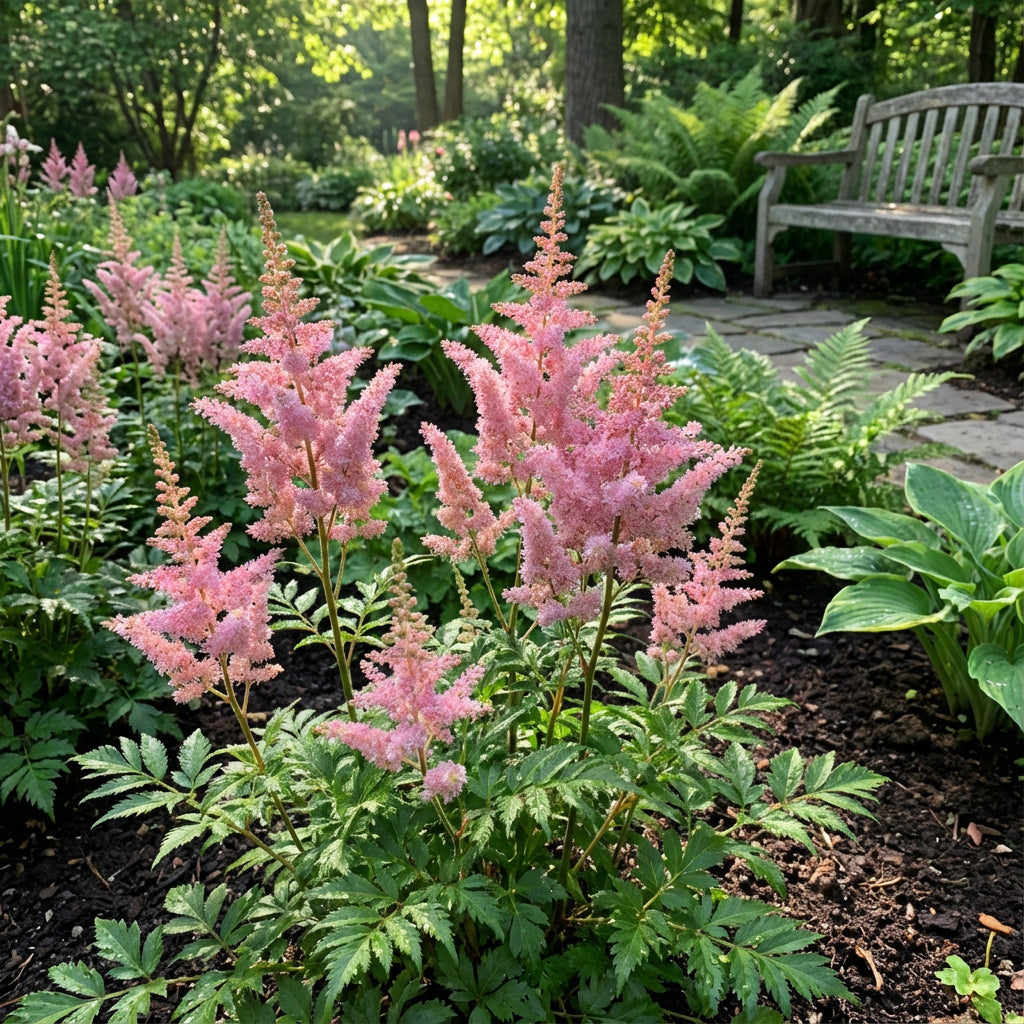 Pink Astilbe Flower Planting Seeds for Lush Garden Blooms