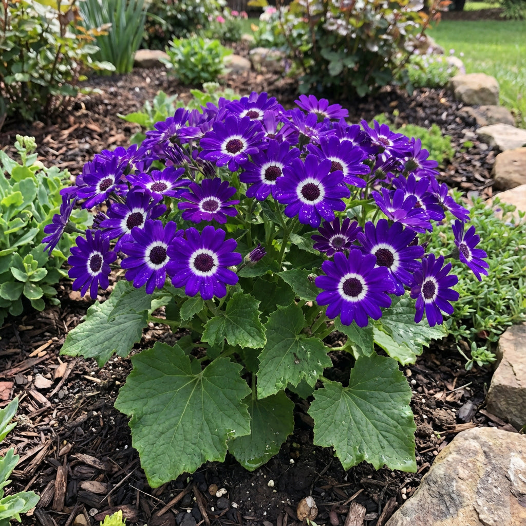 Purple Cineraria Flower Seeds for Planting - Vibrant Annual Blooms