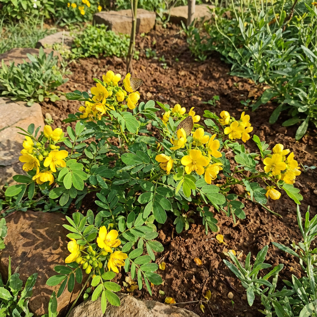 Yellow Cassia Tora Flower Seeds for Planting Vibrant Garden Beauties