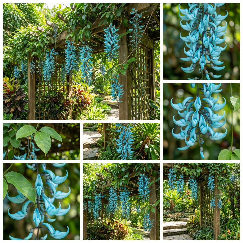 Strongylodon Macrobotrys Flower Seeds Planting Sky Blue