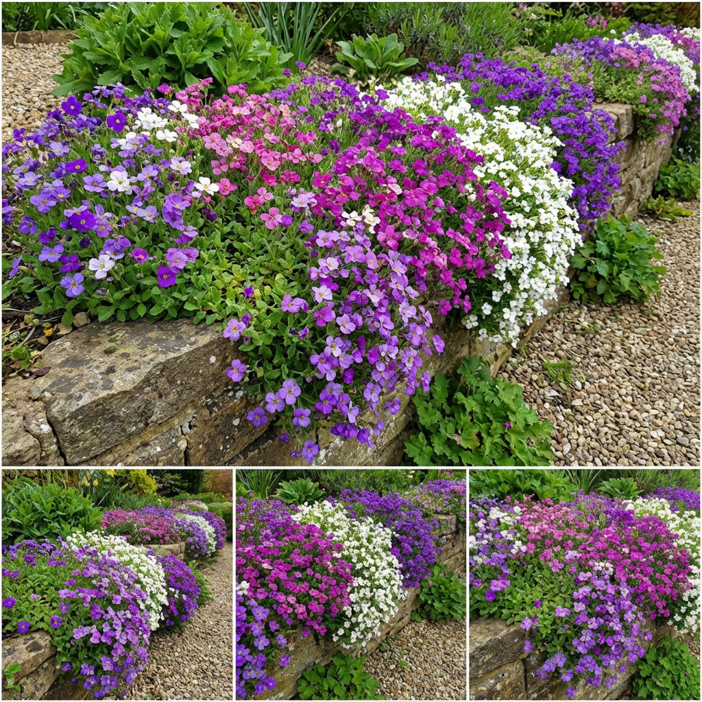 planting aubrieta seeds cultivate-diverse-beauty-with-aubrieta-flower-seeds-for-planting-mixed-ideal-for-colorful-and-dynamic-environments-100-pcs – Pure Asia Seeds