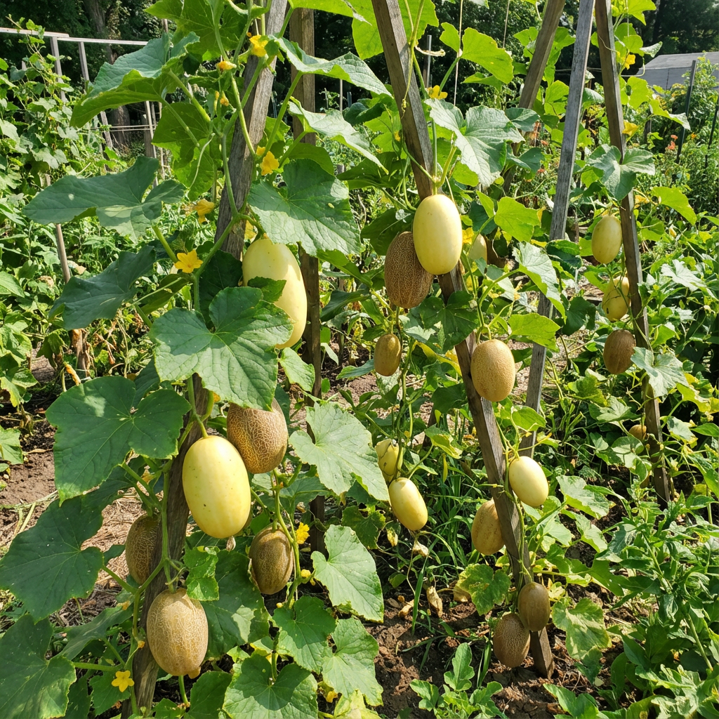 Poona Kheera Cucumber Seeds for Unique Garden Cucumbers