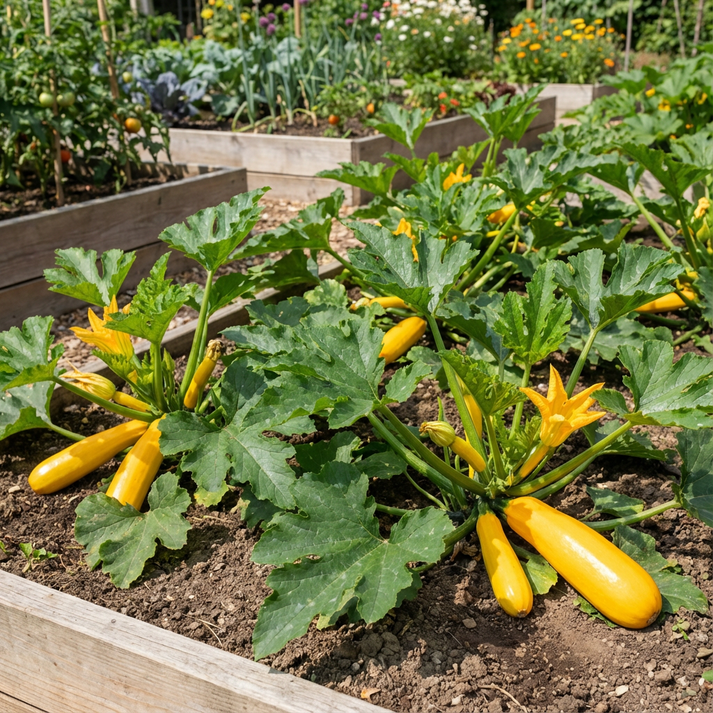 Golden Zucchini Summer Squash Seeds for Vibrant Yellow Harvests