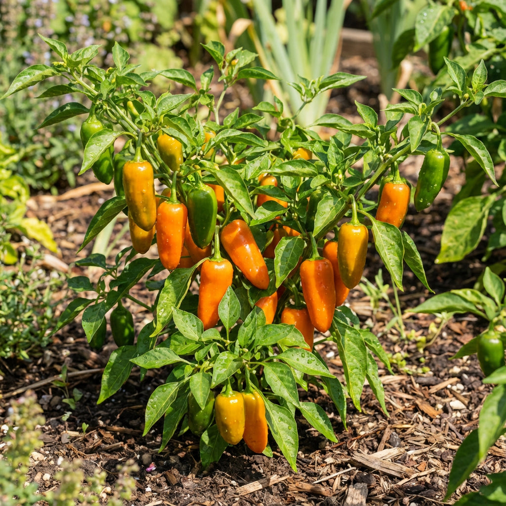 Orange Green Amarillo Chili Seeds for Planting