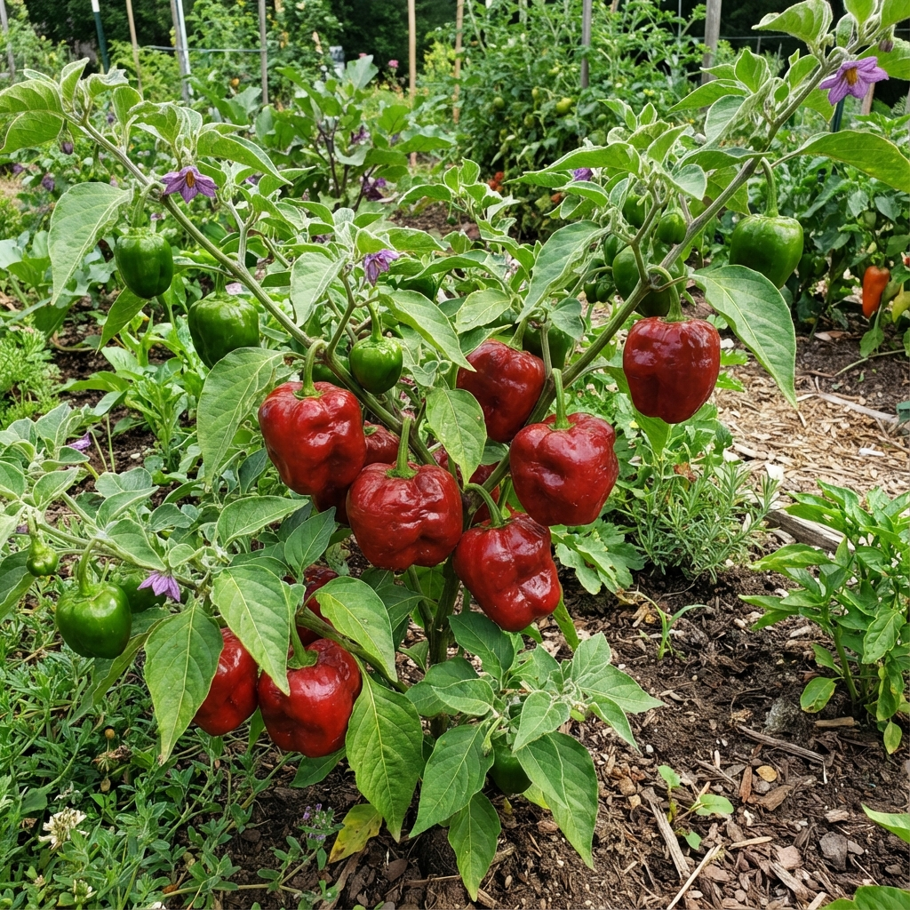 Red Giant Rocoto Pepper Seeds For Planting Organic Garden Seeds – Pure Asia  Seeds