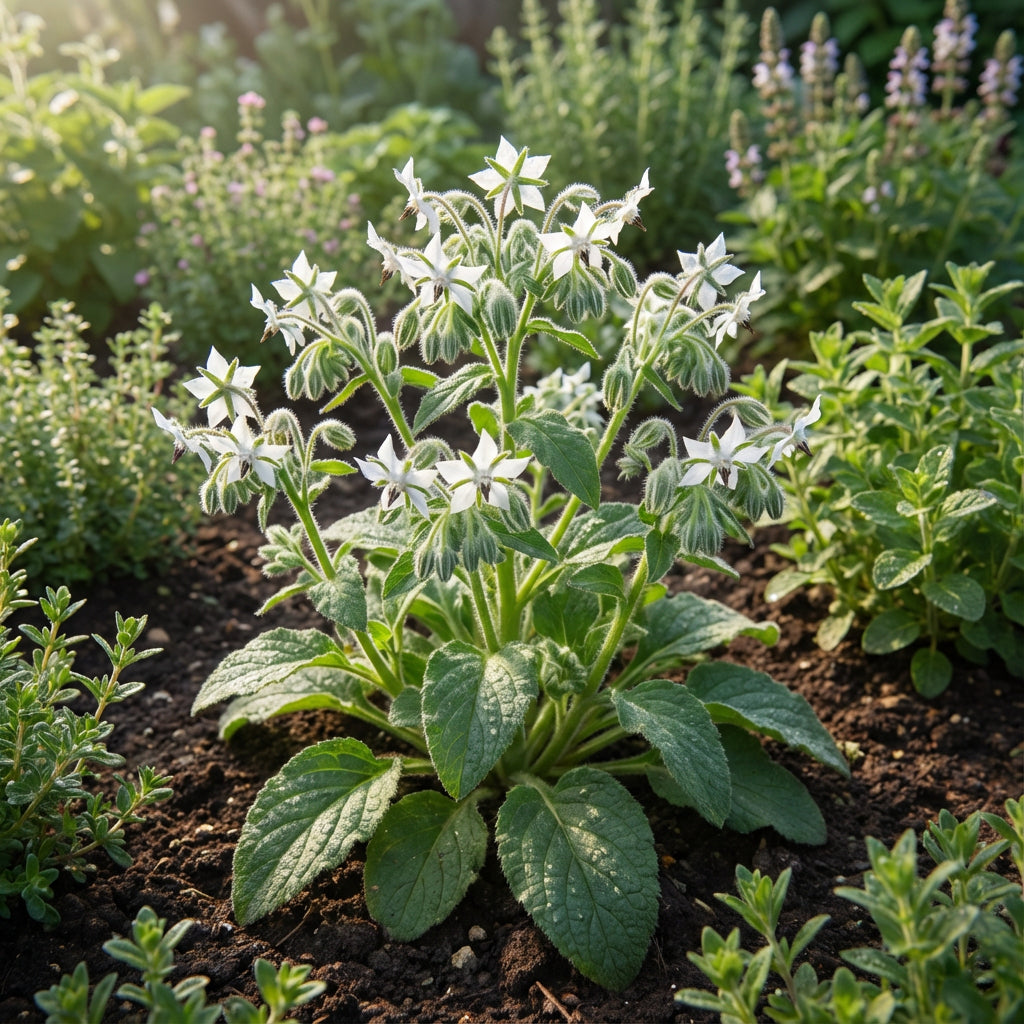 White Borage Seeds for Planting Grow Edible Flowers