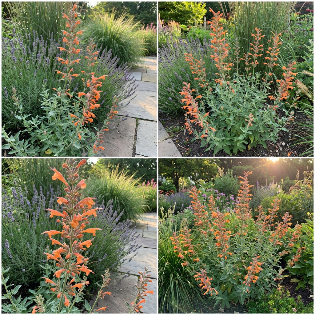 Orange Agastache Planting Seeds for Vibrant Garden Flowers
