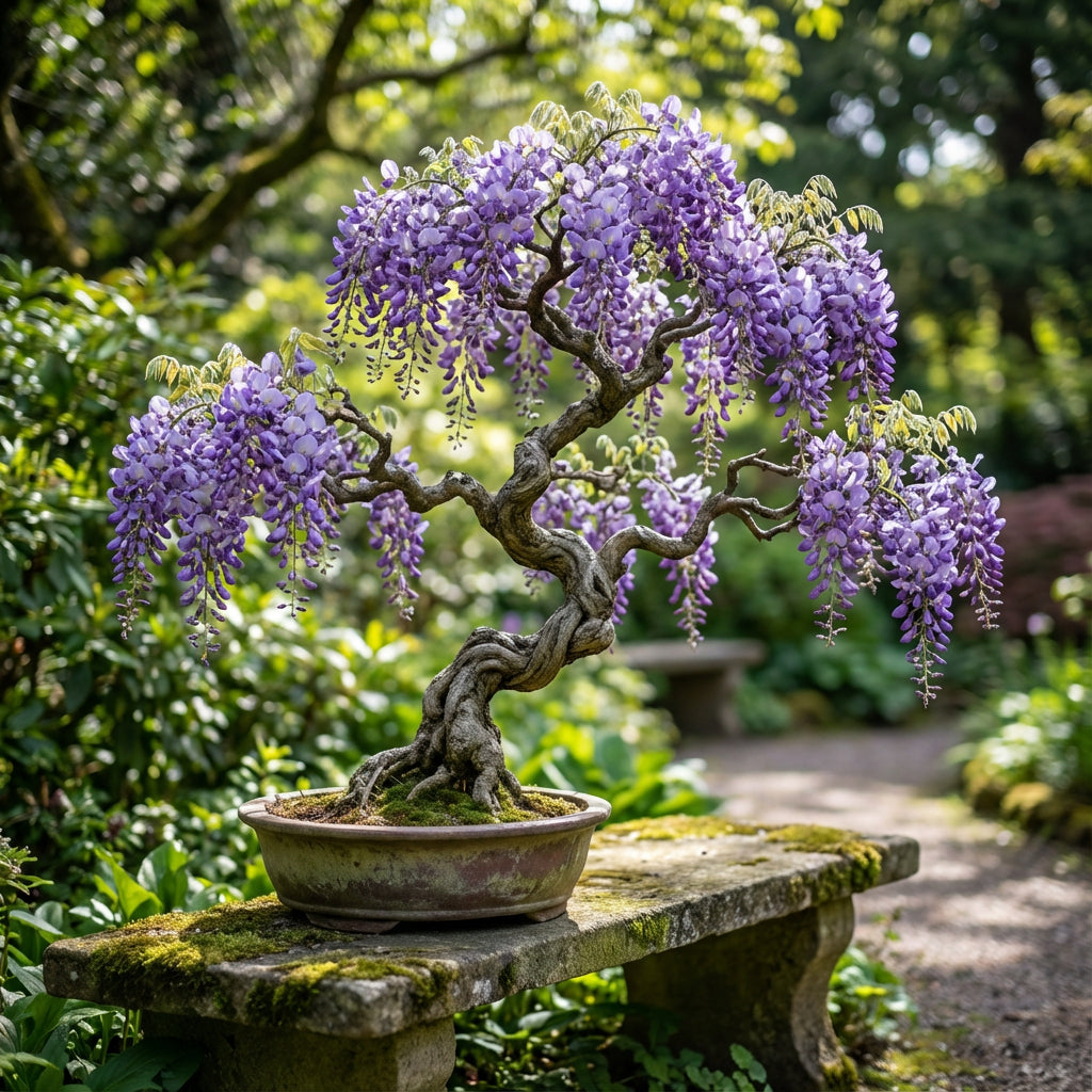 Purple Wisteria Bonsai Seeds for Planting Elegant Perennial Blooms