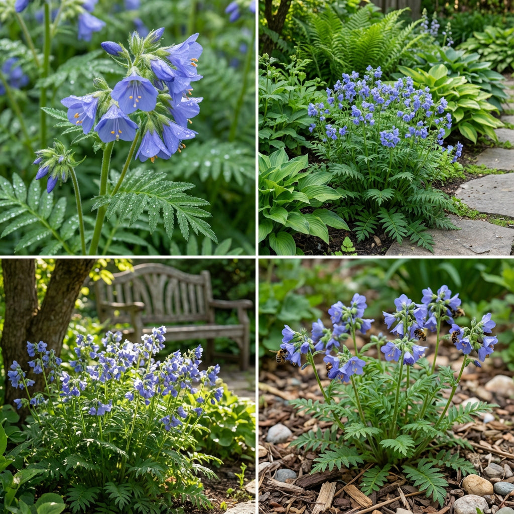 Blue Polemonium Flower Seeds for Planting - Perennial Beauty
