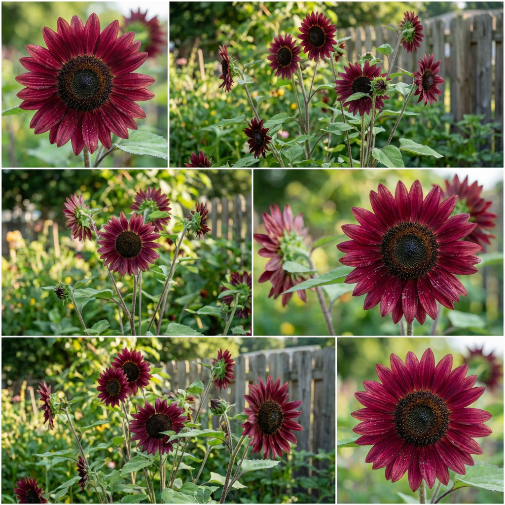 Burgundy Sunflower Seeds Perfect for Planting