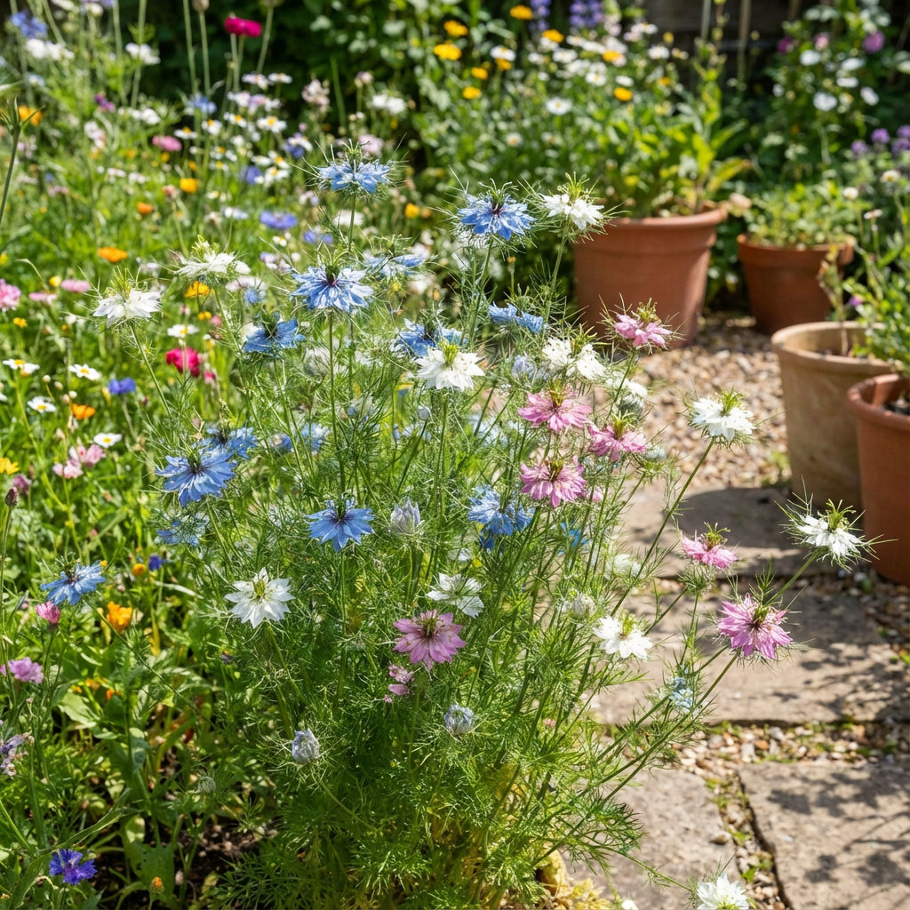 Mixed Nigella Damascena Seeds Easy to Grow Flower Seeds