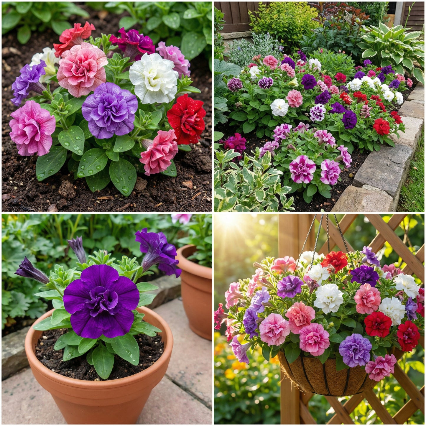 Double Petunia Planting Seeds - Stunning Blooms for Your Garden