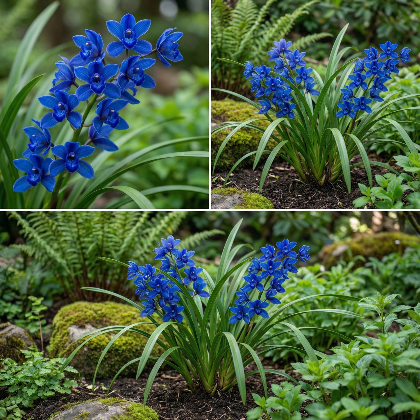 Blue Cymbidium Flower Seeds for Planting