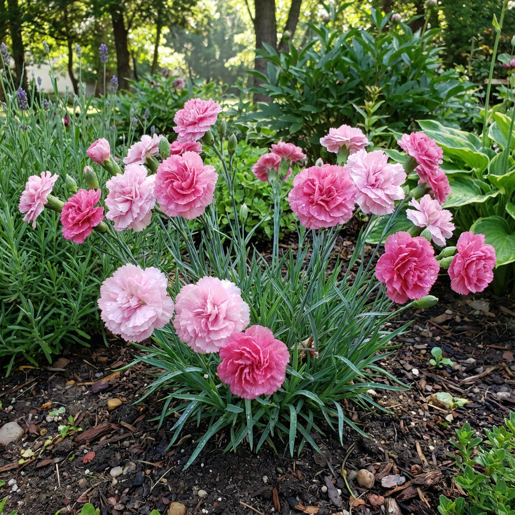 Semi di garofani rosa per un giardino colorato