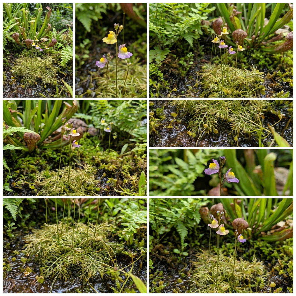 Bladderwort Flower Seeds for Planting Grow Unique Aquatic Blooms