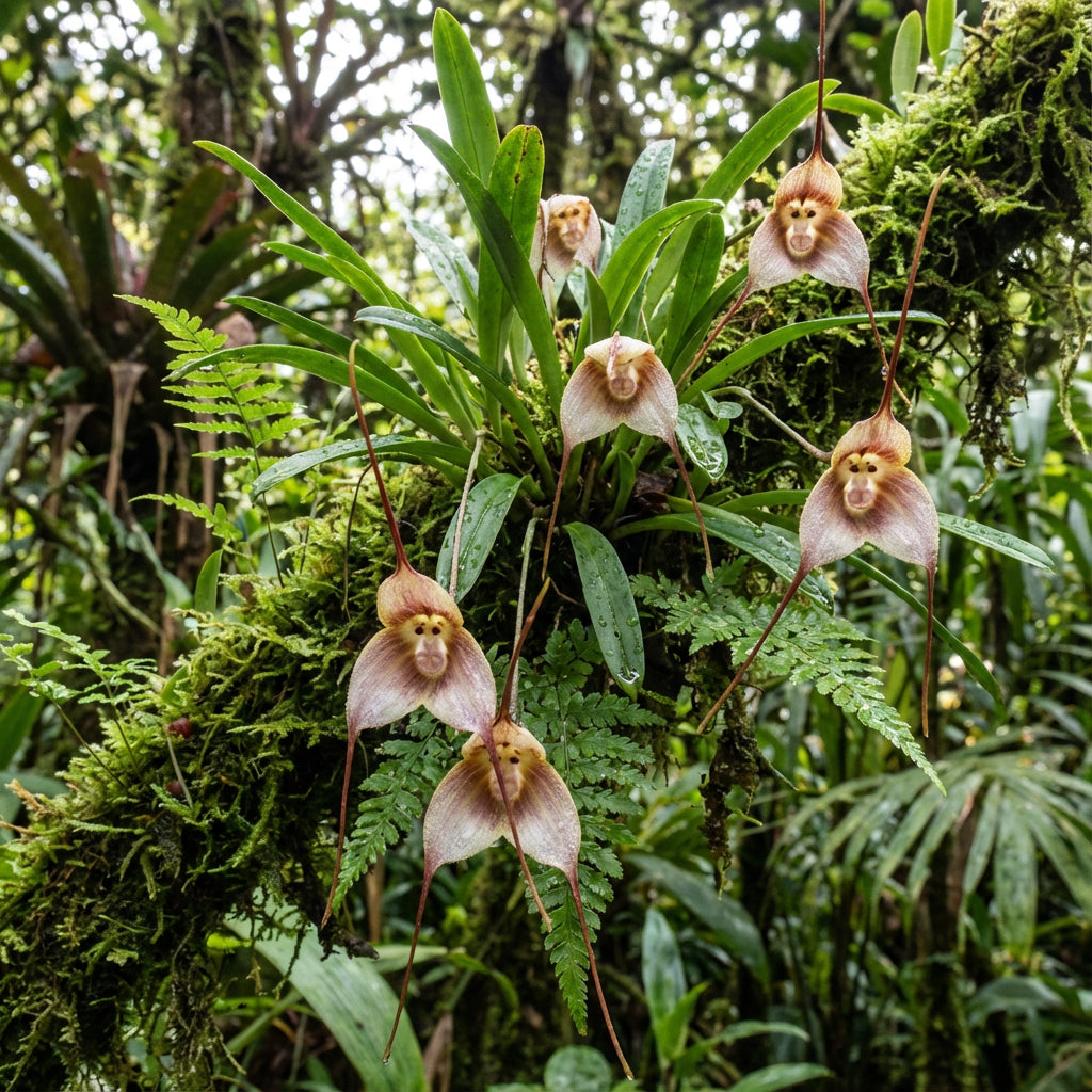 Monkey Face Orchid Flower Planting Seeds Unique & Exotic Blooms for Your Garden