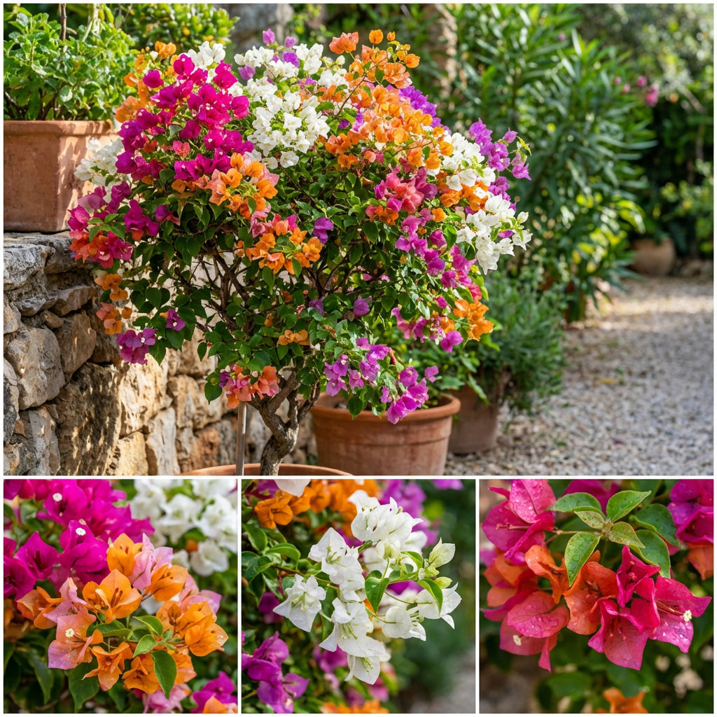 Mix Color Bougainvillea Seeds for Planting - Bright and Colorful Garden Blooms